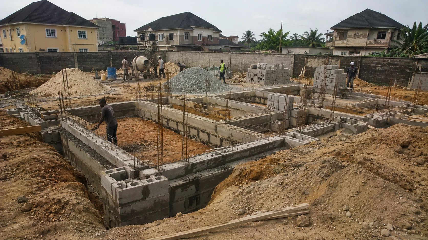 Foundation and substructure works